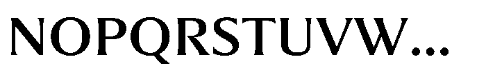 Partner Serif Semi Bold Font UPPERCASE