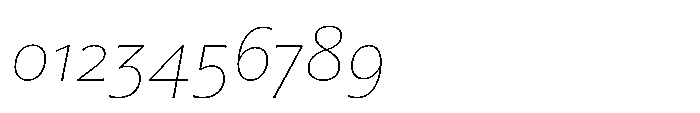 Partner Serif Thin Italic Font OTHER CHARS