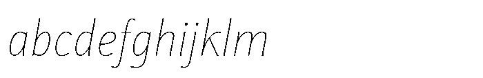 Partner Serif Thin Italic FONT