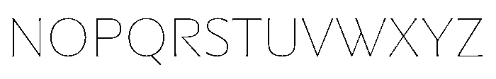 Partner Serif Thin Font UPPERCASE