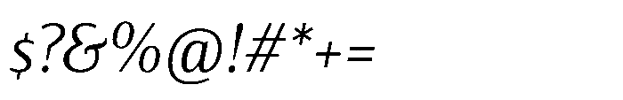 Partner Variable Italic Font OTHER CHARS