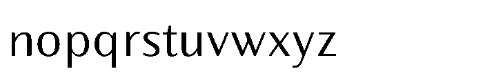 Partner Variable Regular Font LOWERCASE