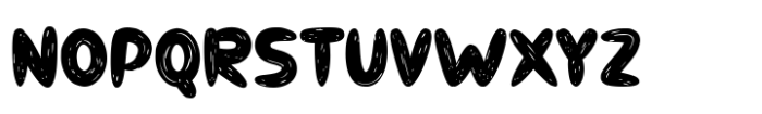 Party Balloon Font UPPERCASE