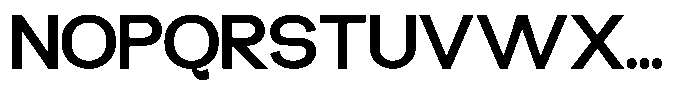 Pasbile Font UPPERCASE
