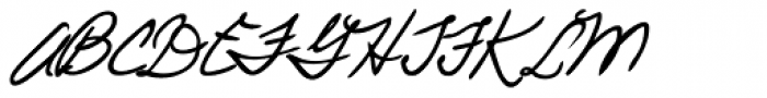 Pascal Handwriting Font UPPERCASE