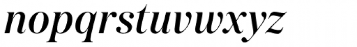 Passenger Display Medium Italic Font LOWERCASE