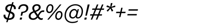 Passenger Sans Italic Font OTHER CHARS