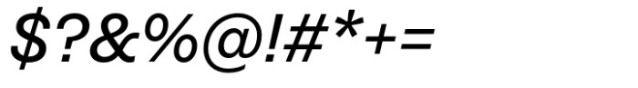 Passenger Sans Medium Italic Font OTHER CHARS