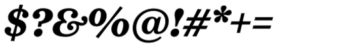 Passenger Serif Extrabold Italic Font OTHER CHARS
