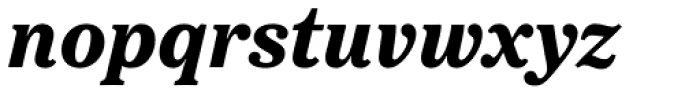 Passenger Serif Extrabold Italic Font LOWERCASE