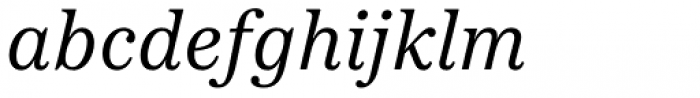 Passenger Serif Italic Font LOWERCASE
