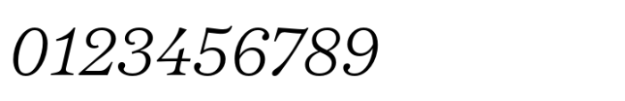 Passenger Serif Light Italic Font OTHER CHARS