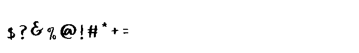 Passtyn Script Regular Font OTHER CHARS