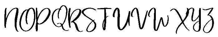 Passtyn Script Regular Font UPPERCASE