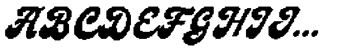 Pasta Monday Pixel Font UPPERCASE