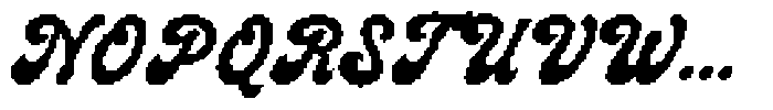 Pasta Monday Pixel Font UPPERCASE