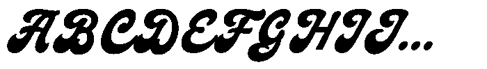 Pasta Monday Script Font UPPERCASE