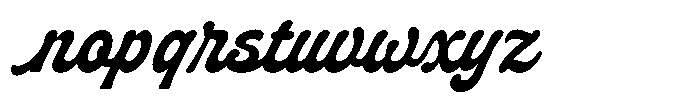 Pasta Monday Script Font LOWERCASE