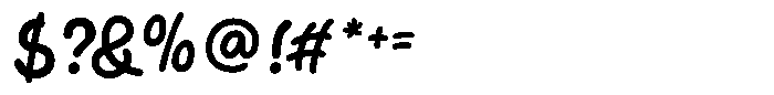 Pastageti Font OTHER CHARS