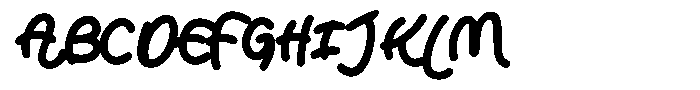 Pastageti Font UPPERCASE