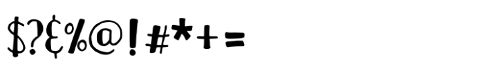 Pastel Aesthetic Font OTHER CHARS
