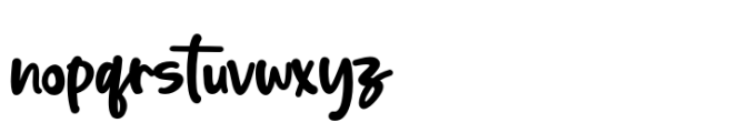 Pastel Colors Regular Font LOWERCASE
