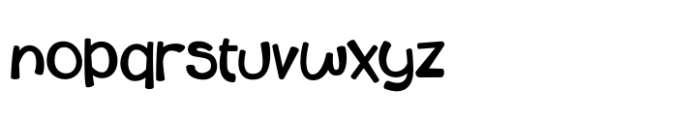Pastel Palooza Regular Font LOWERCASE