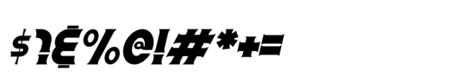 Pastglow Italic Font OTHER CHARS