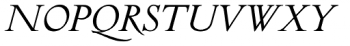 Pastonchi Std Italic Font UPPERCASE
