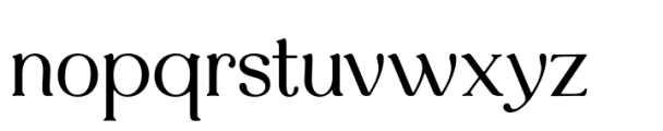 Pasture Regular Font LOWERCASE