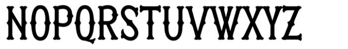 Patched Medium Font UPPERCASE