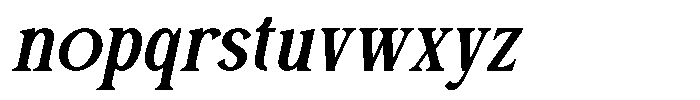 Patcher Italic Font LOWERCASE