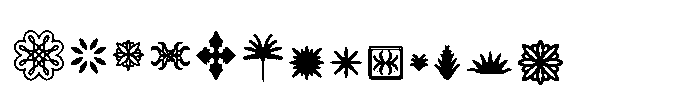 Paterna Icon Font LOWERCASE