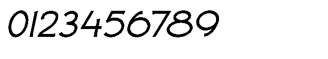 Paterna Italic Font OTHER CHARS