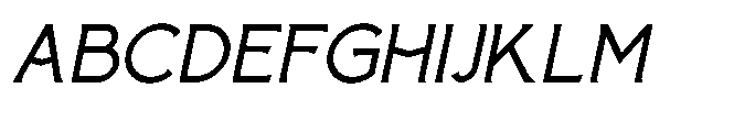 Paterna Italic Font UPPERCASE