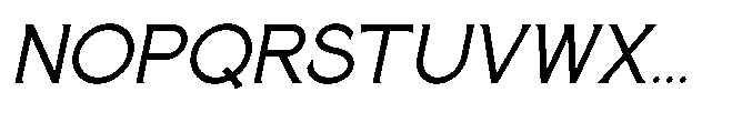 Paterna Italic Font UPPERCASE