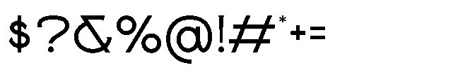 Paterna Regular Font OTHER CHARS