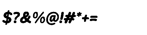 Pathomwai Bold Italic Font OTHER CHARS