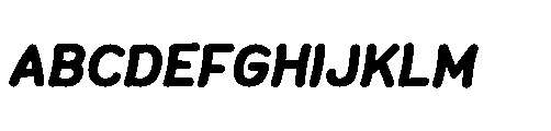 Pathomwai Bold Italic Font UPPERCASE
