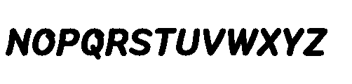 Pathomwai Bold Italic Font UPPERCASE