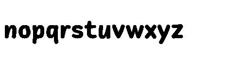 Pathomwai Bold Font LOWERCASE