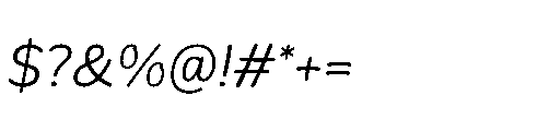 Pathomwai Italic Font OTHER CHARS