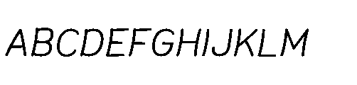 Pathomwai Italic Font UPPERCASE