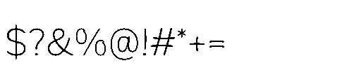 Pathomwai Light Font OTHER CHARS