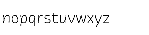 Pathomwai Light Font LOWERCASE