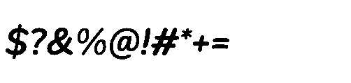 Pathomwai Semi Bold Italic Font OTHER CHARS