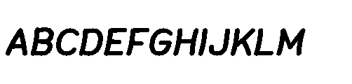 Pathomwai Semi Bold Italic Font UPPERCASE