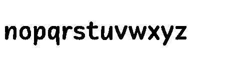 Pathomwai Semi Bold Font LOWERCASE
