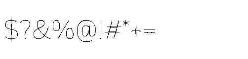 Pathomwai Thin Font OTHER CHARS