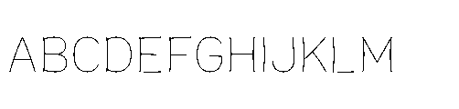 Pathomwai Thin Font UPPERCASE
